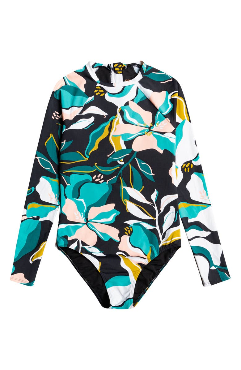 Roxy Beach Classic Rashguard One-Piece Swimsuit, Alternate, color,