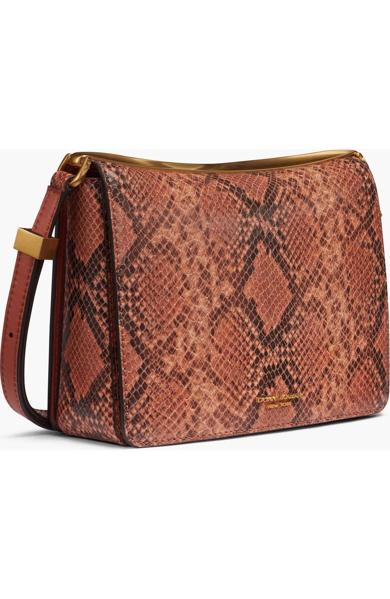 Donna Karan New York Jericho Snake Shoulder, Alternate, color, Amber
