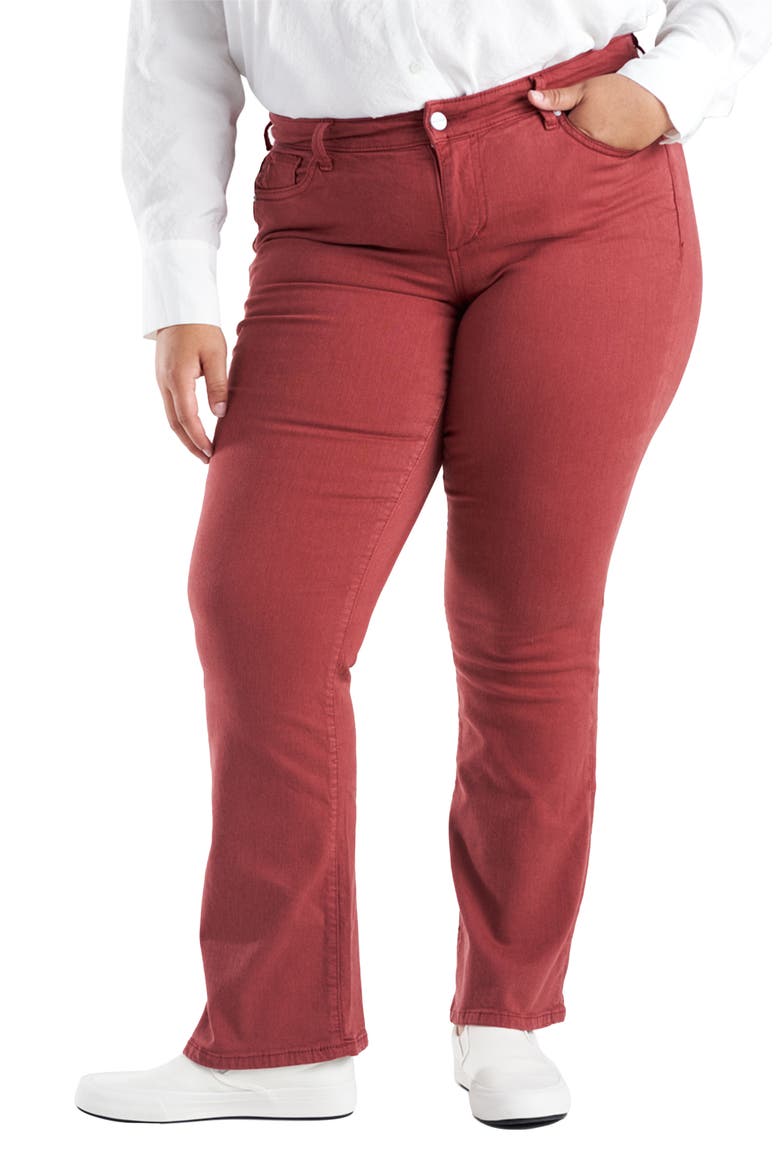 High Waist Bootcut Jeans, Main, color, MAVIS