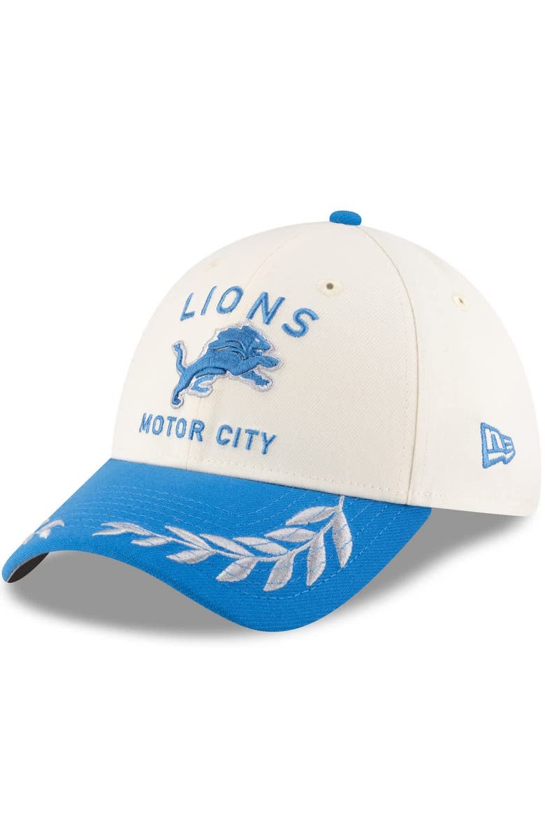 New Era Men's New Era Cream/Blue Detroit Lions 2025 NFL Draft 39THIRTY Flex Hat, Alternate, color, Cream