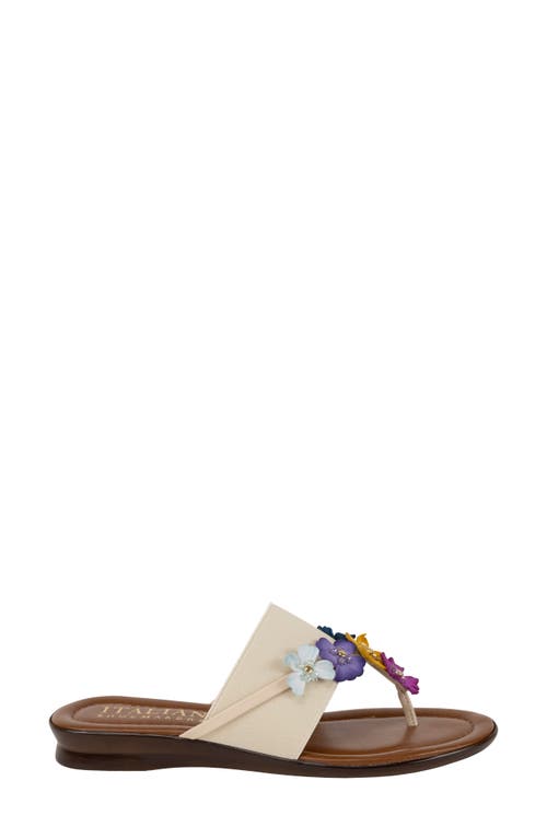 Italian Shoemakers Ayelen Flower Sandal