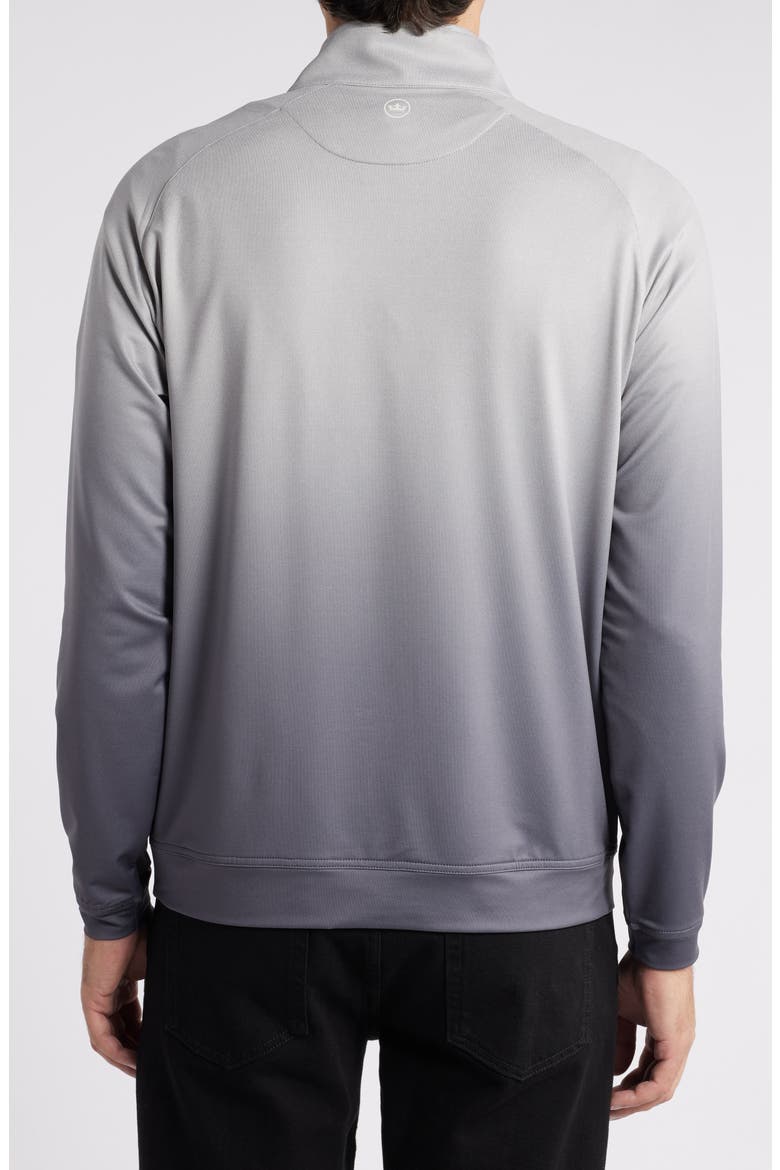 Perth Ombré Quarter Zip Performance Pullover, Alternate, color, GALE GREY