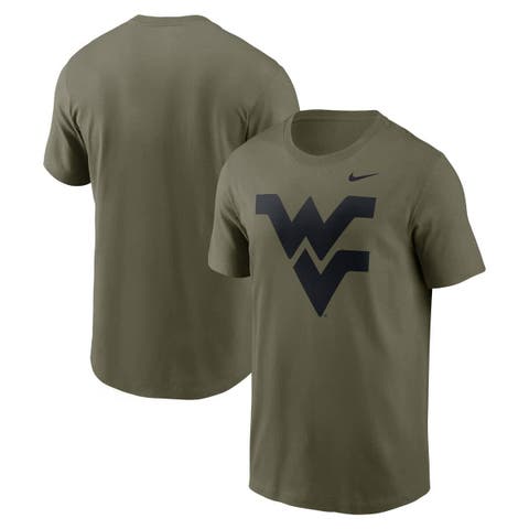 Men's Nike Olive West Virginia Mountaineers Primetime Logo Performance T-Shirt