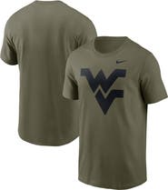 Nike Men's Nike Olive West Virginia Mountaineers Primetime Logo Performance T-Shirt