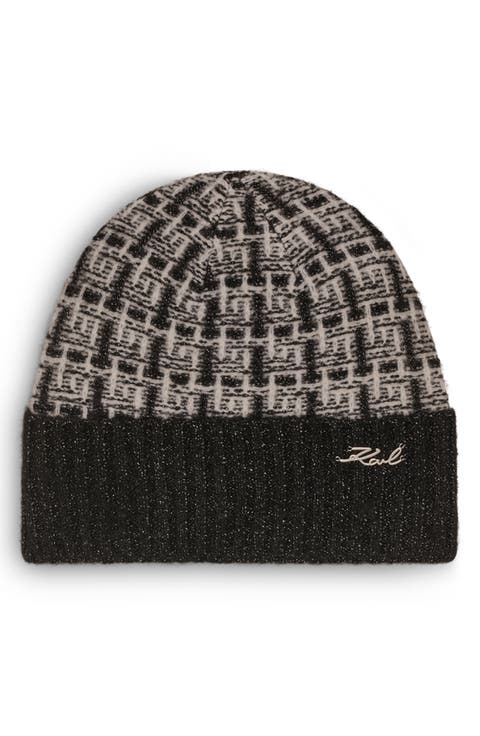 Tweed Shine Beanie