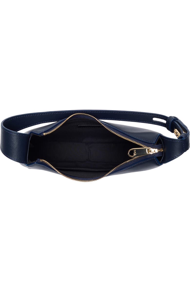 Furla Febe Leather Hobo Bag, Alternate, color, Blu Reale