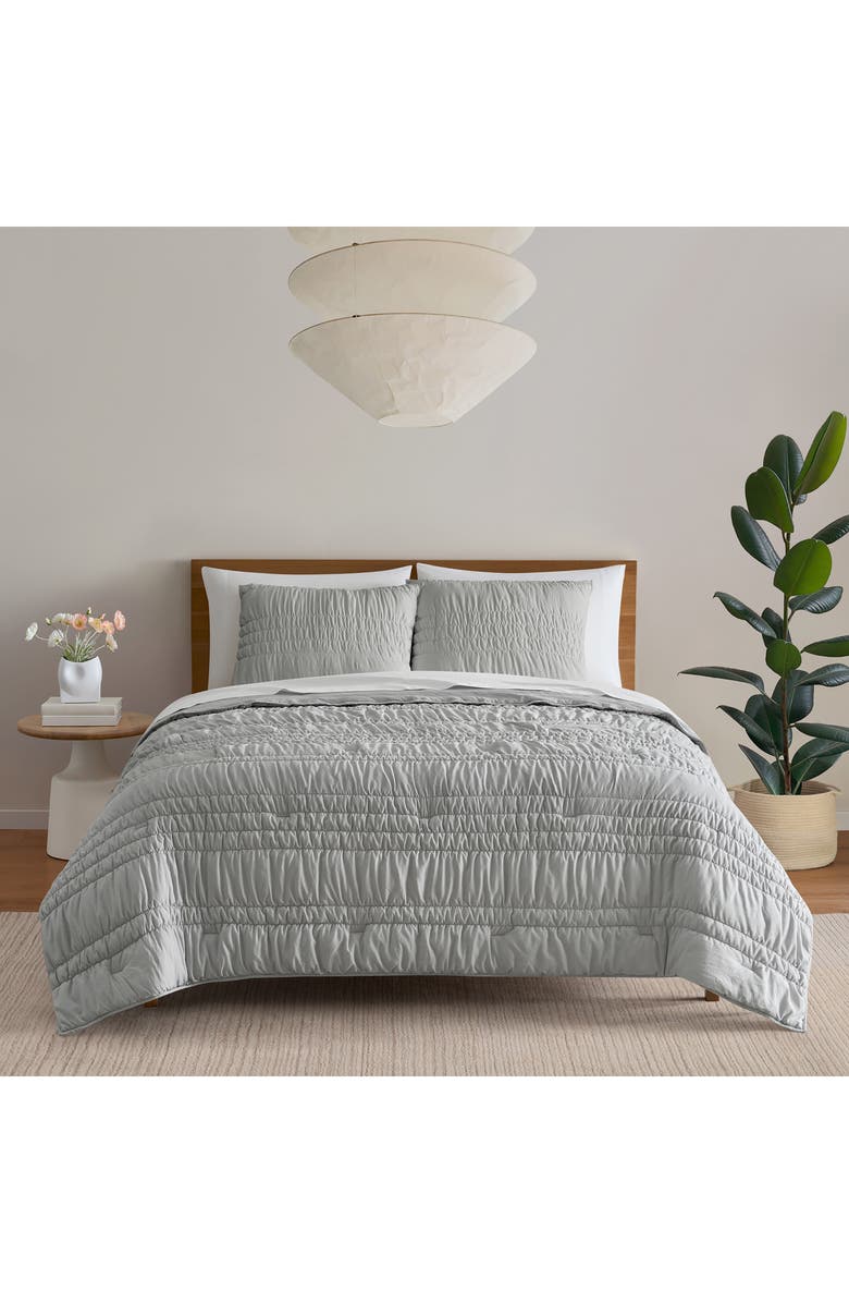 UGG<sup>®</sup> Devon Tide Comforter & Shams Set, Alternate, color, Stone