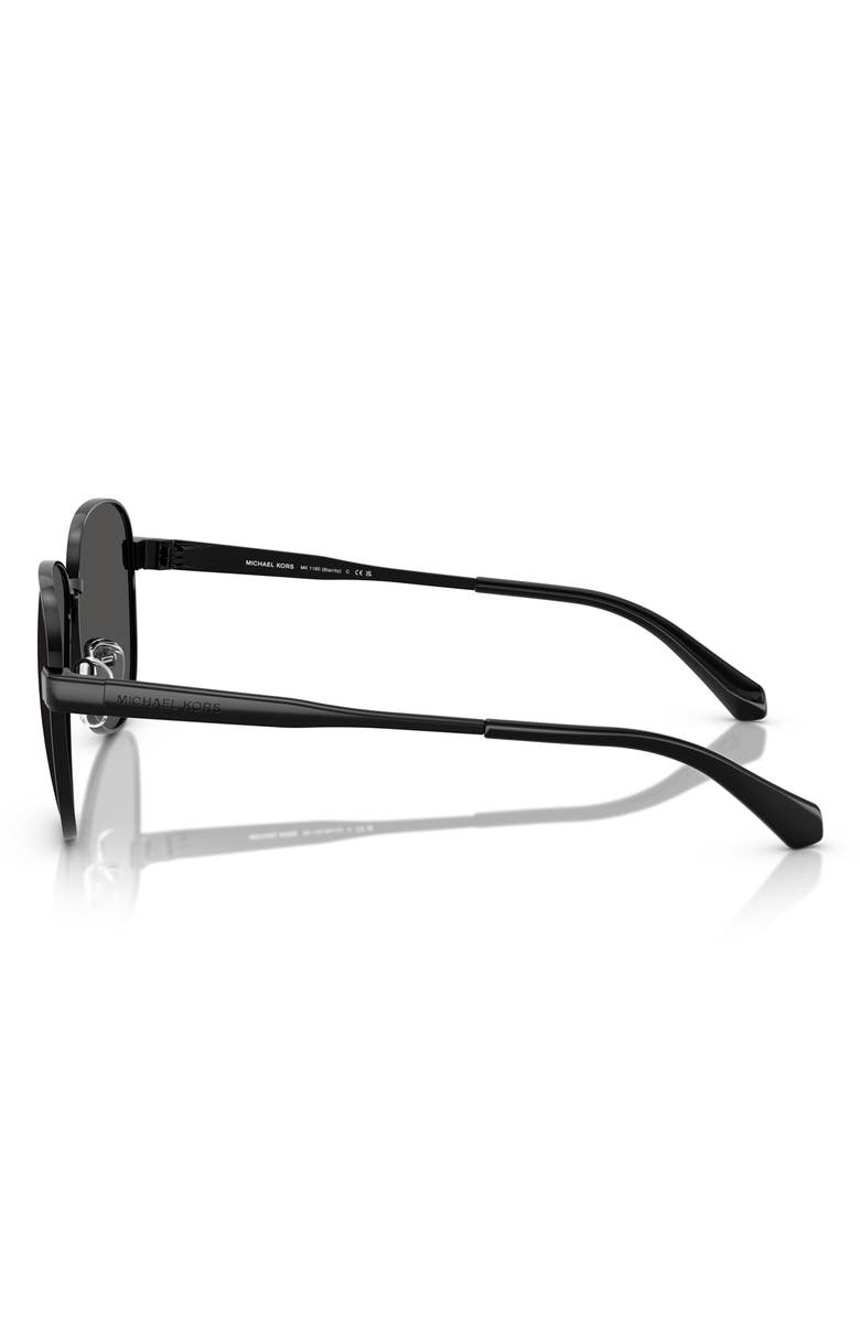 Michael Kors 59mm Pilot Sunglasses, Alternate, color, Black Grey