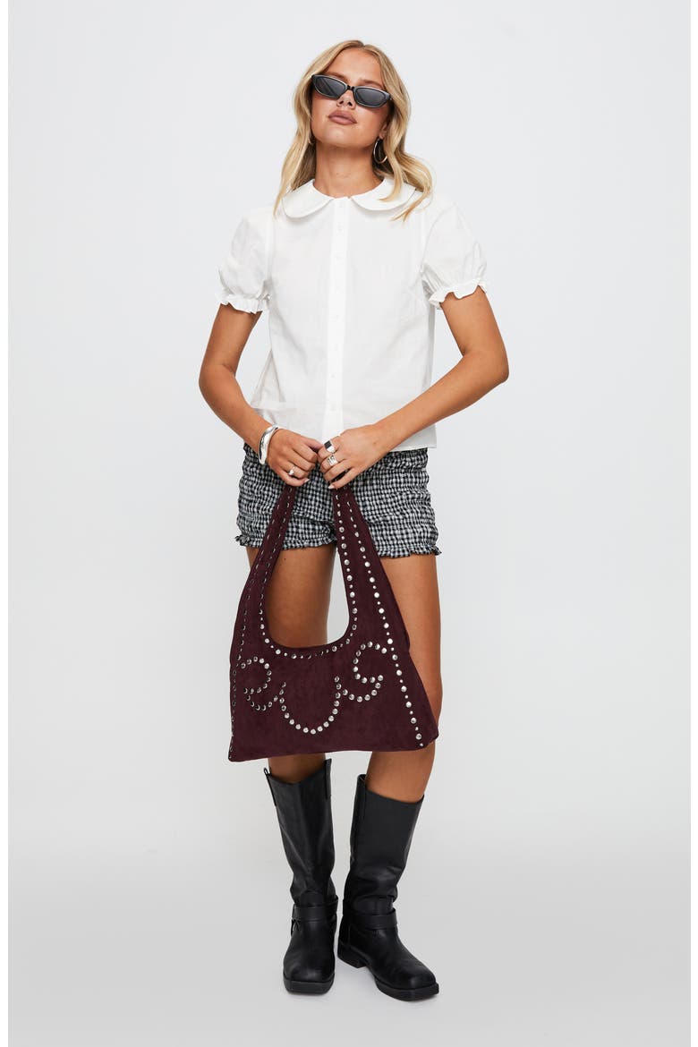 Neverland Puff Sleeve Shirt, Alternate, color, WHITE