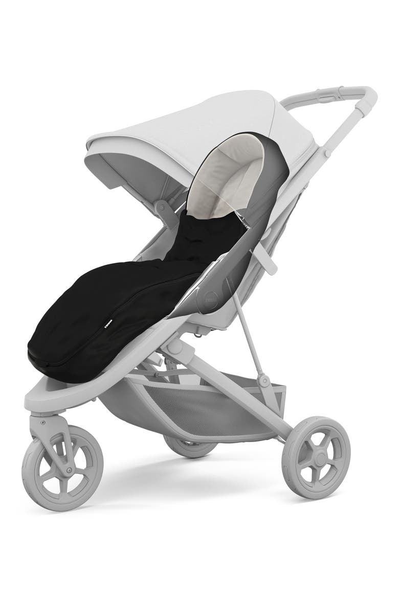 Stroller Footmuff, Alternate, color, BLACK