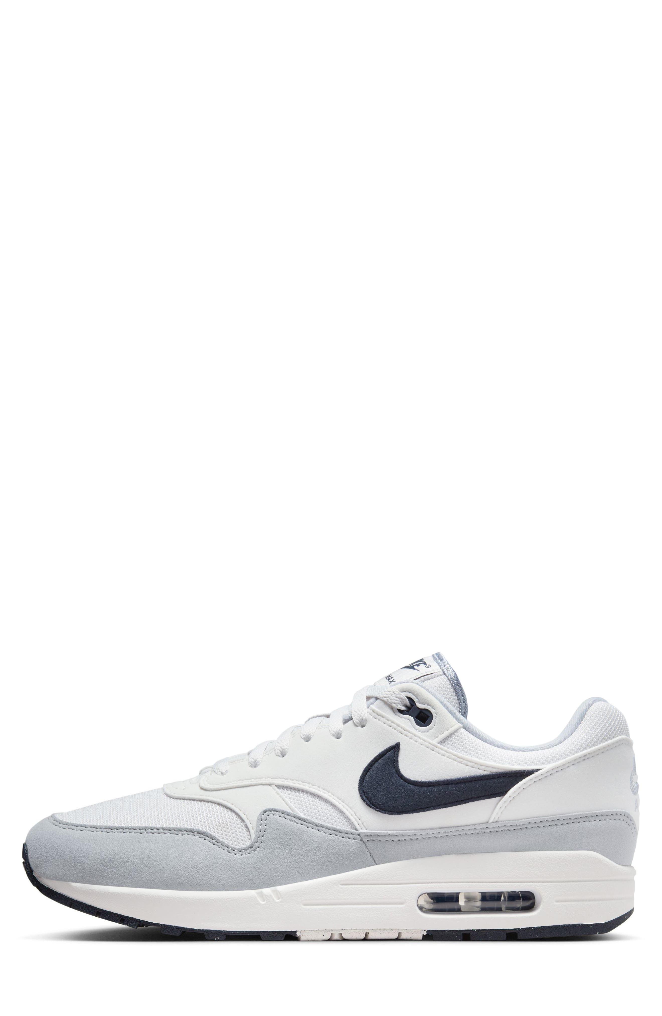 Air Max 1 Sneaker, Main, color, 002 PLTTNT/DKOBS