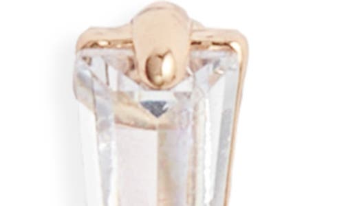 Nordstrom Cubic Zirconia Linear Drop Earrings In Gold