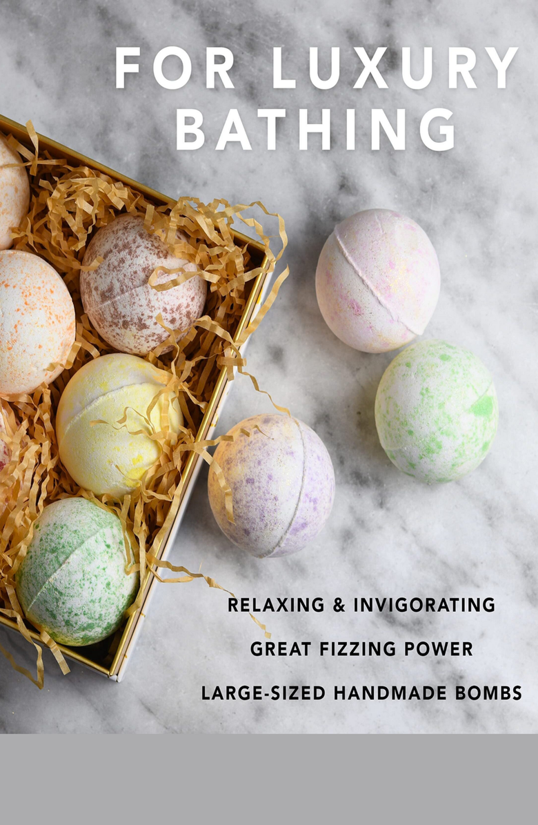 Lovery Marble Bath Bombs 9-Piece Set, Alternate, color, 