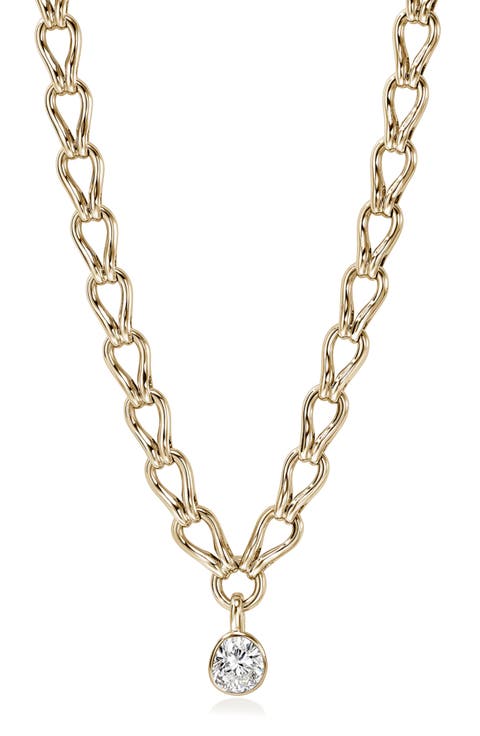 JH Lovestruck 14k Gold Lab Grown Diamond Necklace