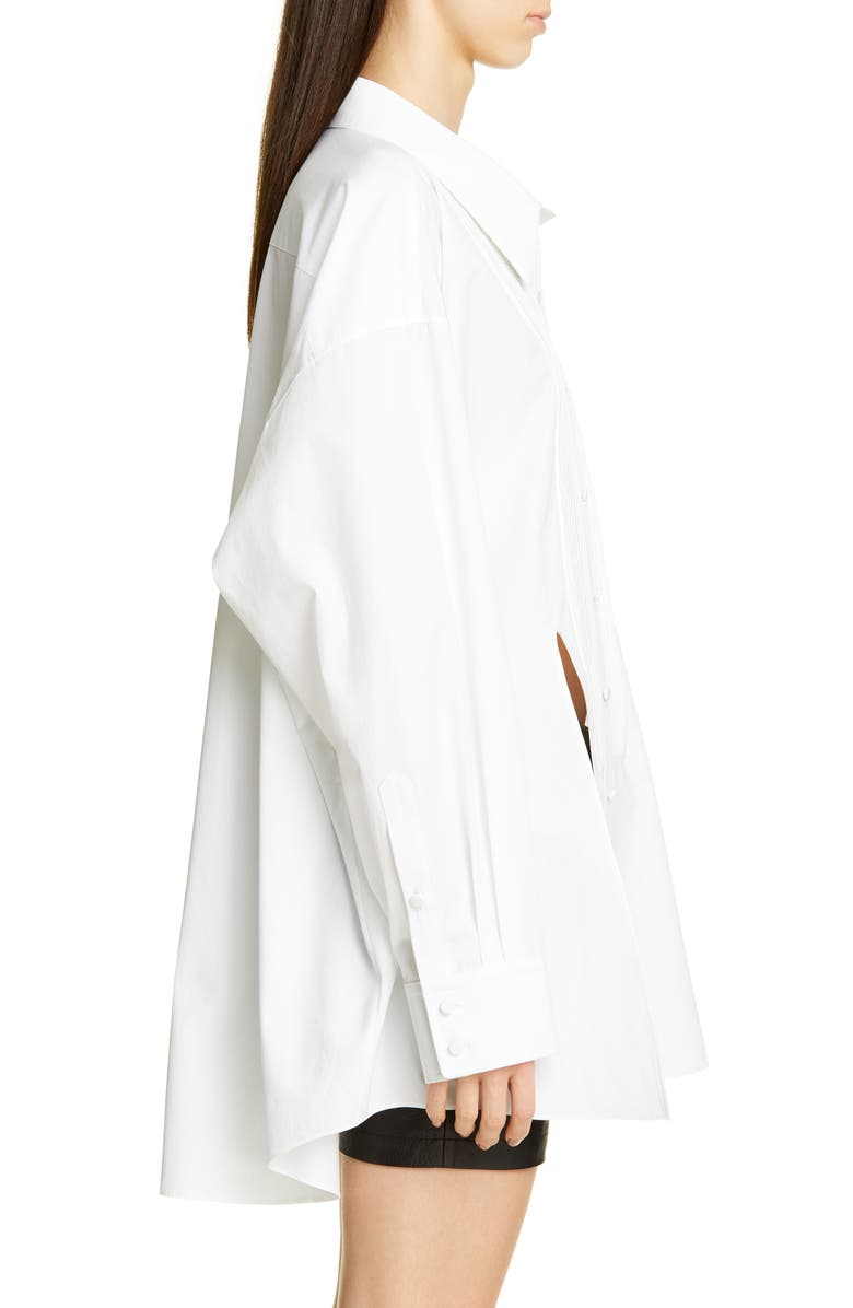 Alexander Wang Oversize Tuxedo Shirt, Alternate, color, 