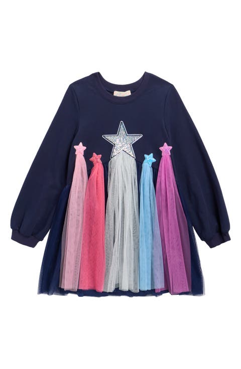 Kids' Multicolored Star Dress