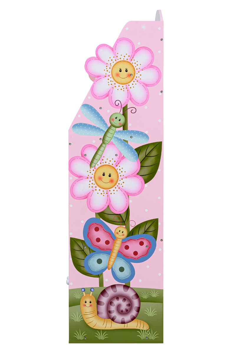 Teamson Kids Fantasy Fields Magic Garden 3-Tier Wood Bookshelf, Alternate, color,