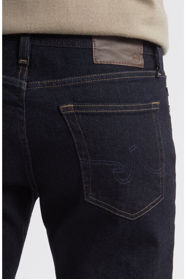 Everett Slim Straight Jeans, Alternate, color, MONUMENT
