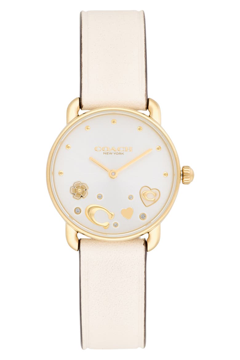 Elliot Bracelet Watch, 36mm, Main, color, SILVER WHITE