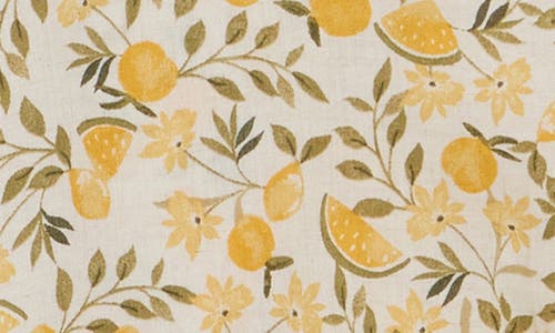 RENEE C RENEE C LEMON PRINT TIE FRONT TOP 