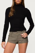 EDIKTED Saskia Ribbed Turtleneck Top