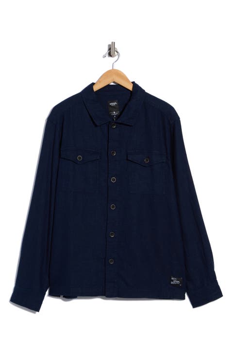 Charleston Linen Blend Shirt Jacket