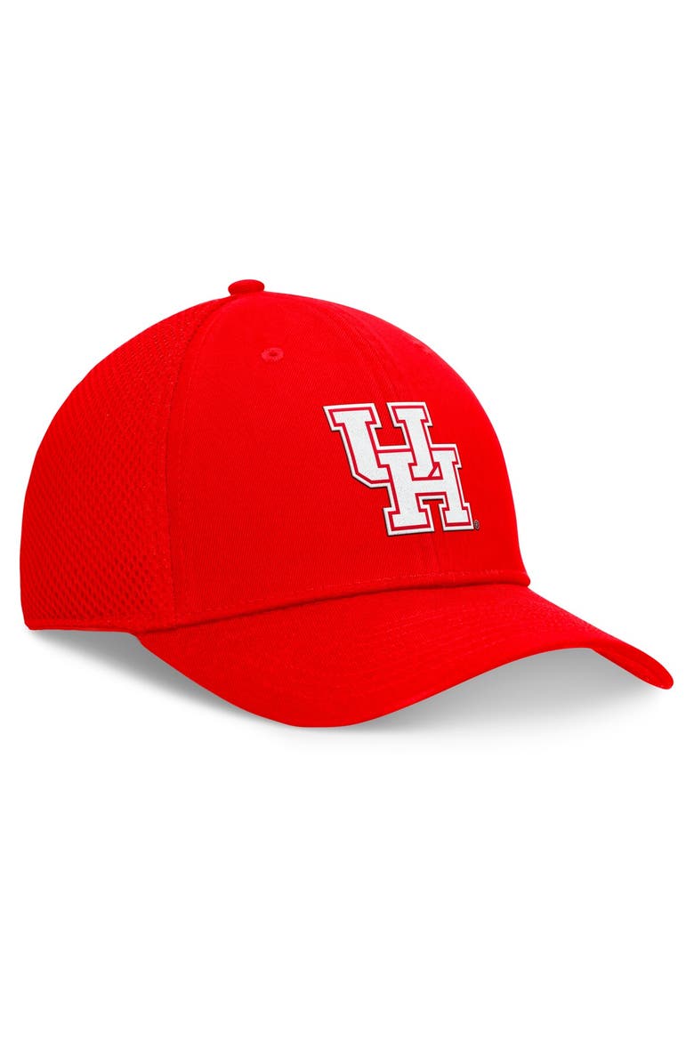 Men's Top of the World Red Houston Cougars Spacer Flex Hat, Alternate, color, Red