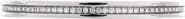 Pre-Owned Bvlgari B.Zero1 Cuff Bracelet 18K White Gold with Pave Diamonds