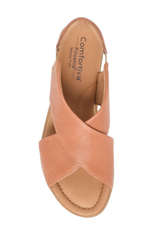 Comfortiva Emilee Slingback Sandal In Luggage
