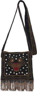 Valentino Garavani Small Nellcôte Le Chat Beaded Crossbody Bag