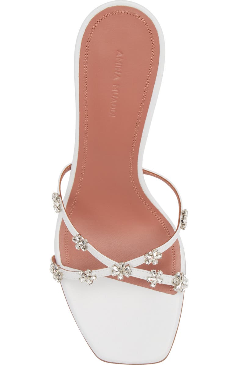 Amina Muaddi Lily Crystal Embellished Slide Sandal, Alternate, color,