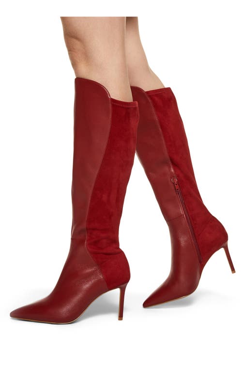 Aldo Women's Romee Pointed-toe Knee High Boots In Red