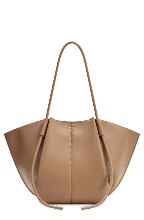 Nala Faux Leather Wide Tote