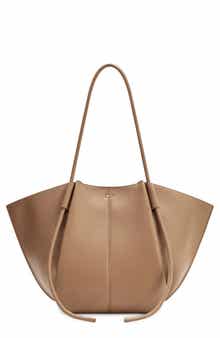 Nala Faux Leather Wide Tote