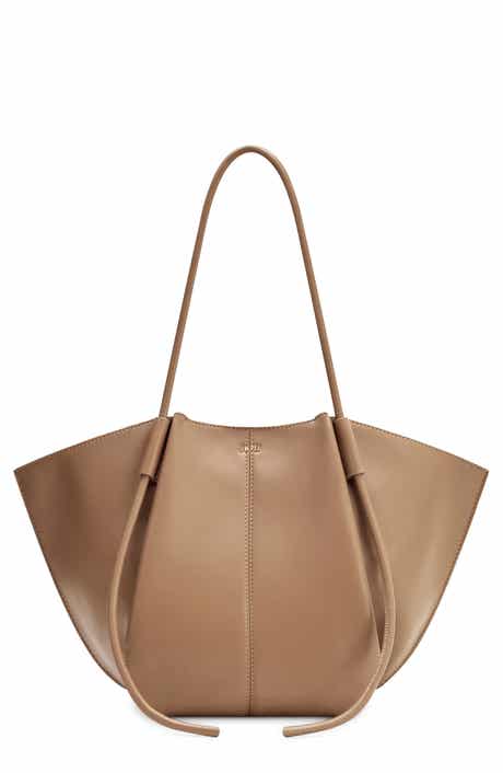 Nala Faux Leather Wide Tote