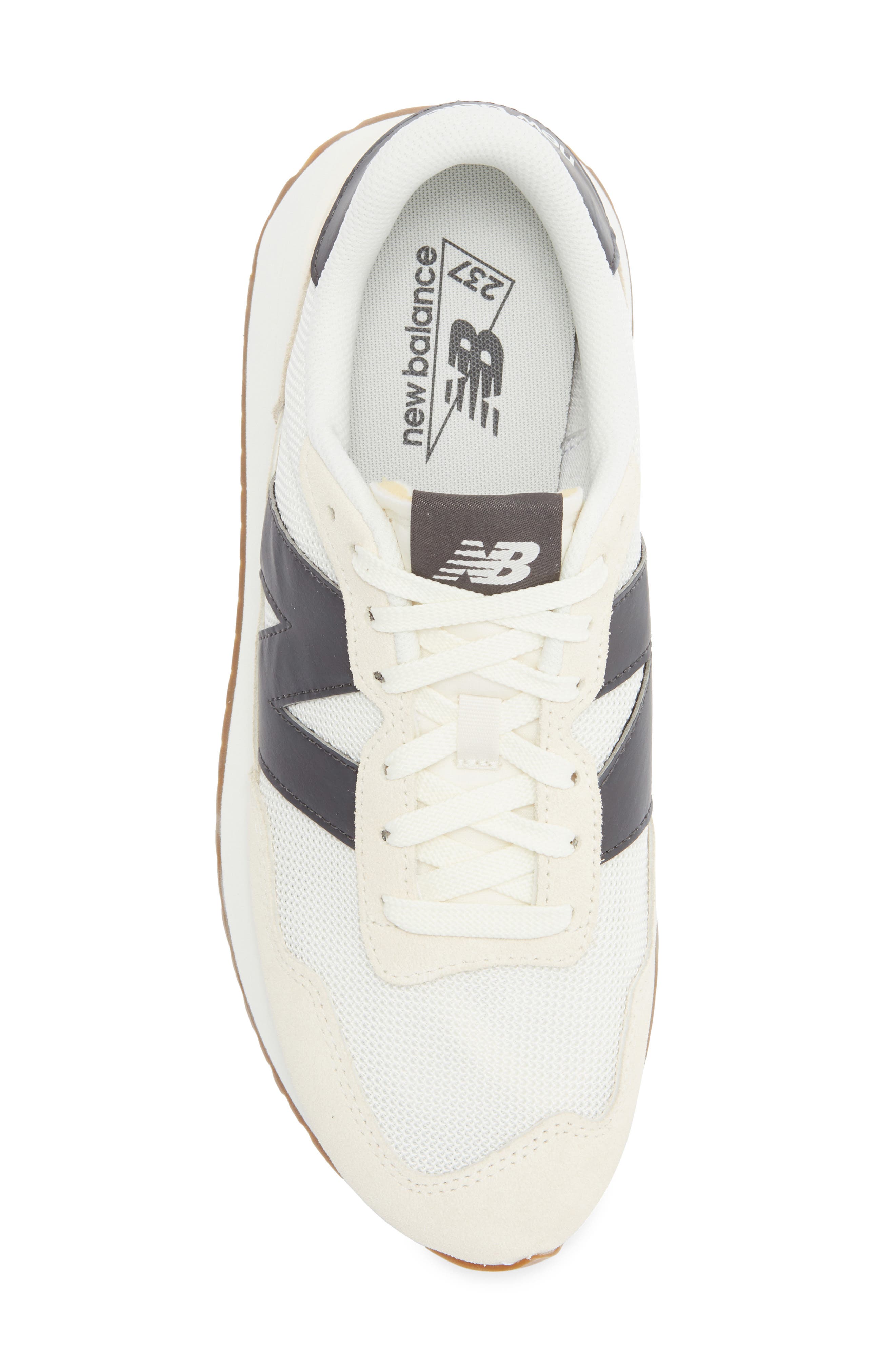 New Balance 237 Sneaker, Alternate, color, Sea Salt/ Black Cement