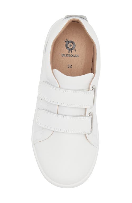 Shop Old Soles Kids' Leather Sneaker In Snow