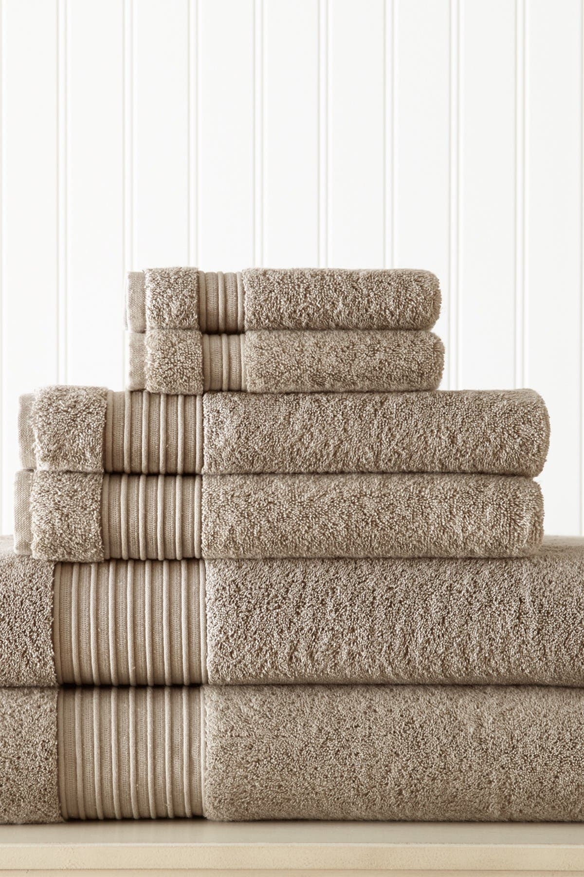 Modern Threads 6-Piece Turkish Cotton Towel Set
