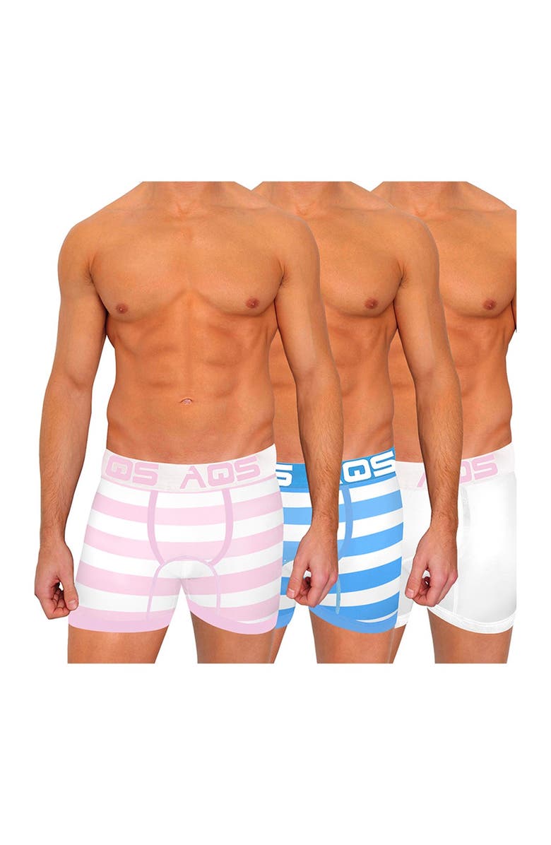AQS Print Boxer Briefs - Pack of 3, Alternate, color,