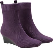 VIVAIA Margot Wedge Bootie Square-Toe Water-Repellent Boots