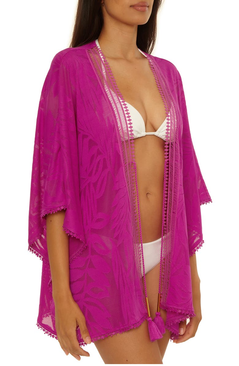 Trina Turk Catamaran Tassel Tie Cover-Up Tunic, Alternate, color, 