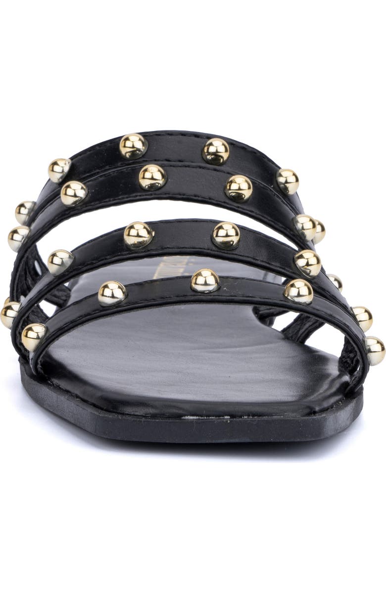 OLIVIA MILLER Heidi Cabochon Stud Slide Sandal, Alternate, color,