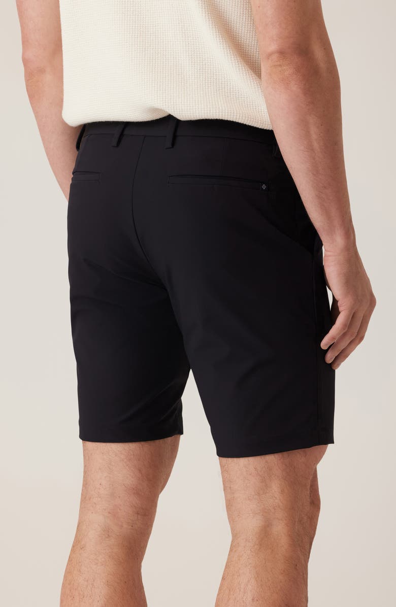 DEKE Oasis SST Techno Sateen Bermuda Shorts, Alternate, color, Black