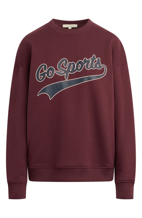 Favorite Daughter Go Sports Sweatshirt In Red