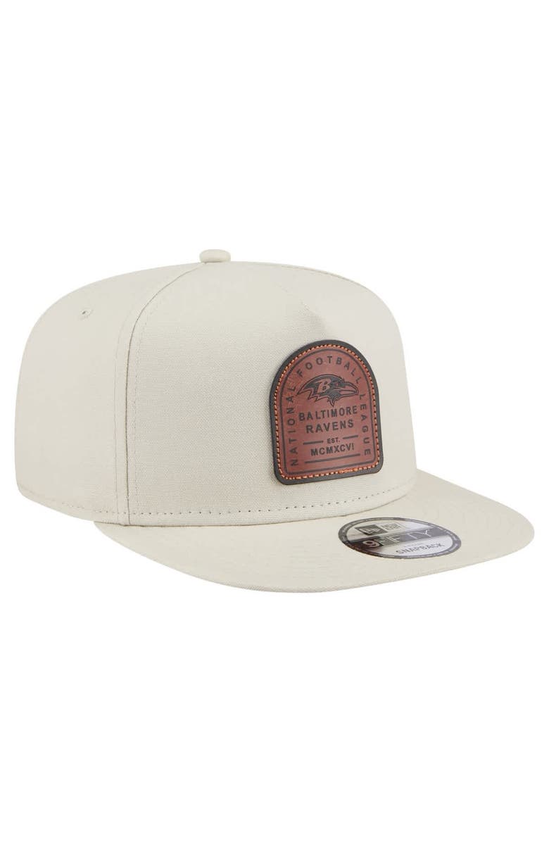 New Era Men's New Era  Stone Baltimore Ravens Premier 9FIFTY Snapback Hat, Alternate, color, Stone