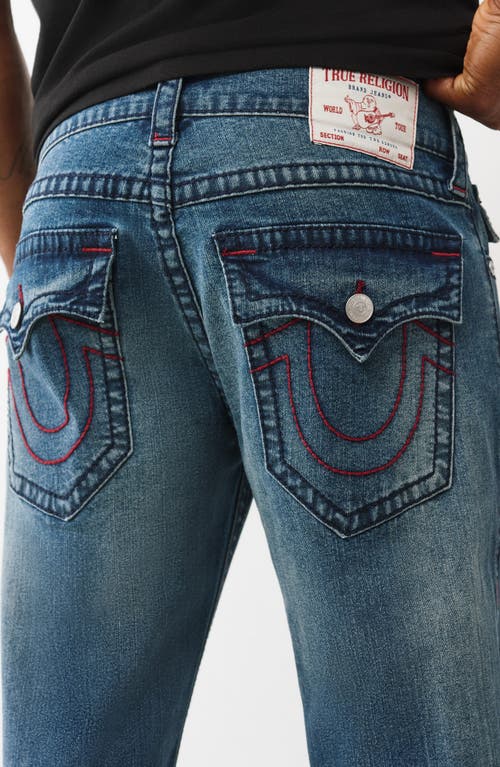 True Religion Gono Big T Flap Pocket Slim Leg Jeans In Blue