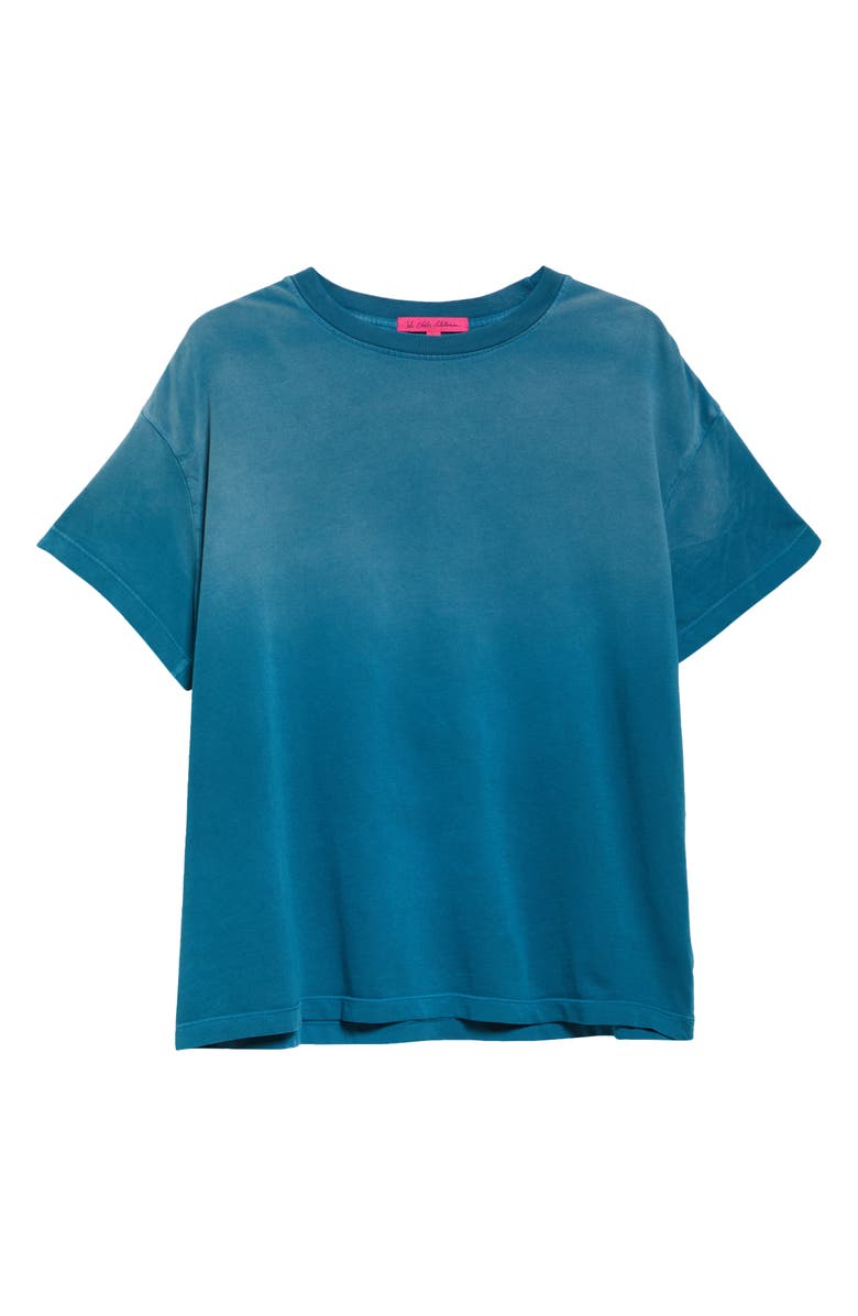 The Elder Statesman Sun Bleached Pica Cotton & Cashmere T-Shirt, Alternate, color, Jet Ski