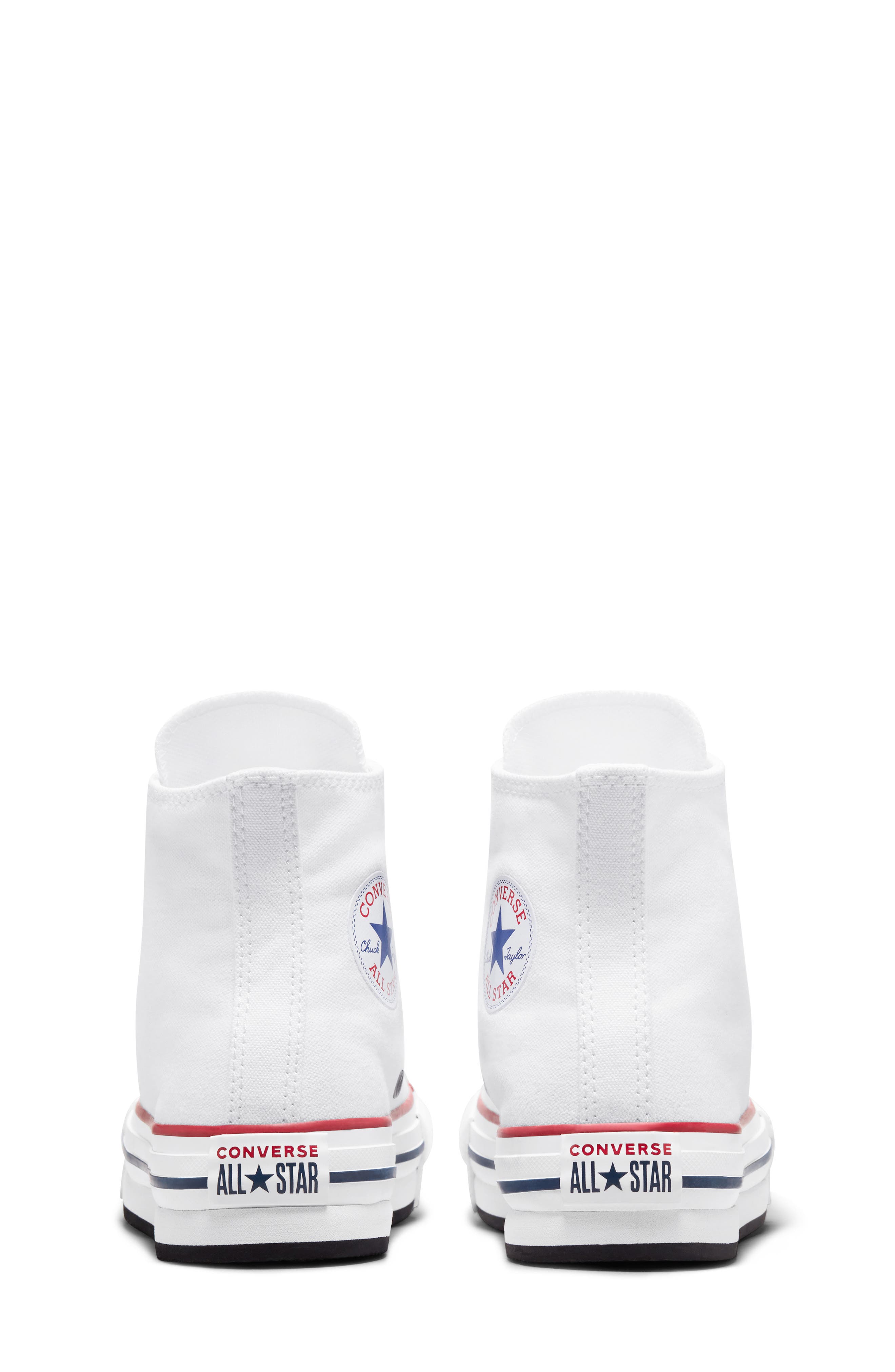 Converse Chuck Taylor<sup>®</sup> All Star<sup>®</sup> EVA Lift High Top Sneaker, Alternate, color, White/ Garnet/ Navy