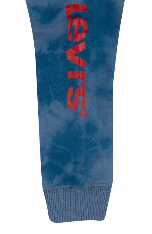 Levi's ® Tie Dye Hooded Romper In Blue