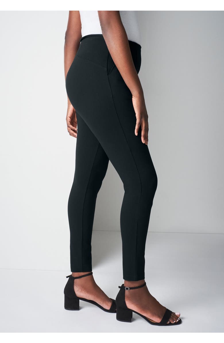Jessica London TrueForm Legging, Alternate, color, Black
